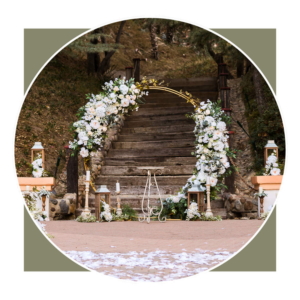 
                      
                        Ashley's Circular Wedding Arch - Permanence Decor Rentals
                      
                    